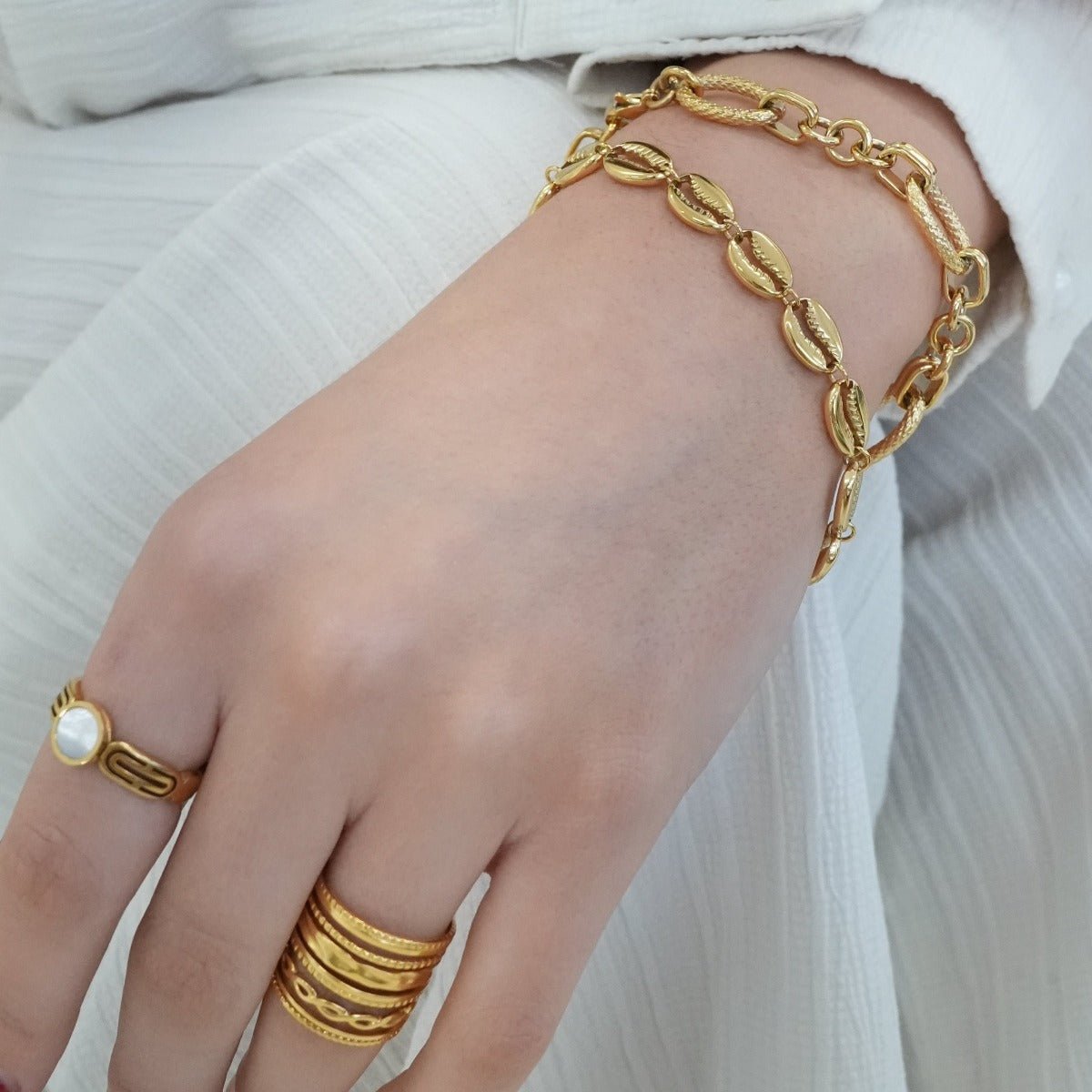 Pulseira Noronha Banhada em Ouro 18k